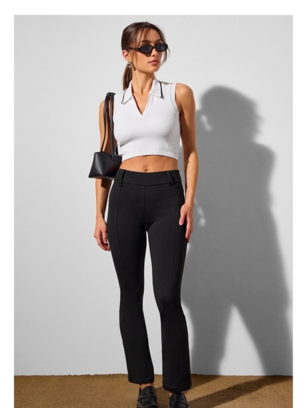Fabletics Powerhold Kick Flare Boot Pants, Utility/Golf/Streetwear